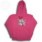 Preview: Liebe Meines Lebens- Kapuzenpullover Fuchsia (Logo Bunt)
